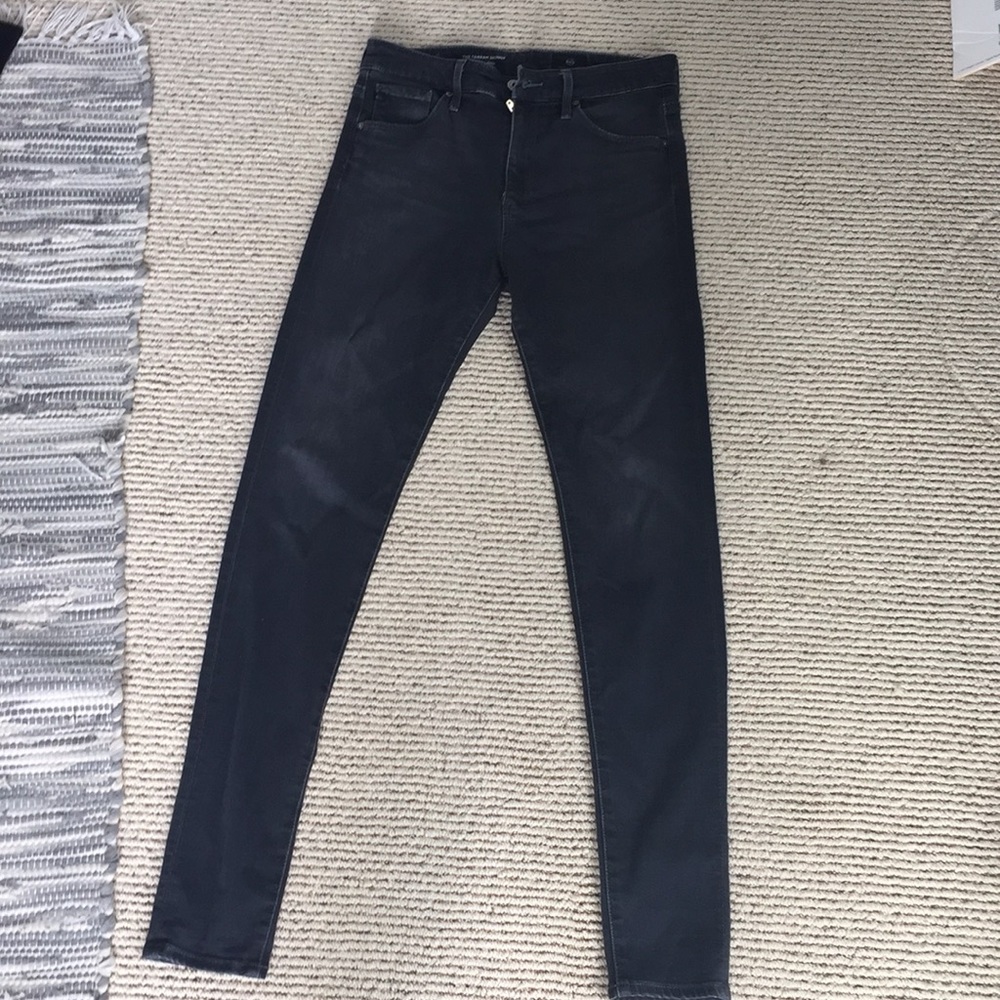 Adriano Goldschmied The Farrah Skinny Black Pants